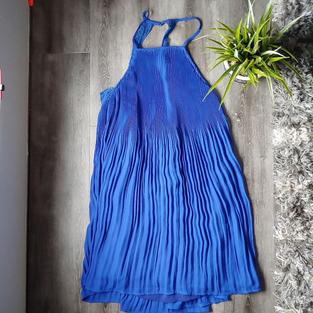 Fold embroidered dress